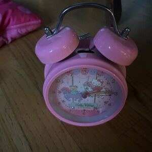 Hello Kitty Pink Carousel Alarm Clock